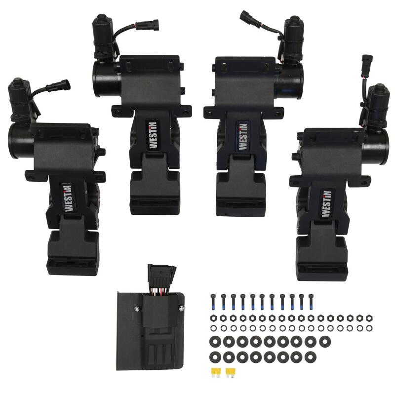 Westin 15-25 Ford F-150 SuperCrew / 17-25 F-250/350 CrewCab Pro-e Running Boards - Tex. Blk Running Boards Westin