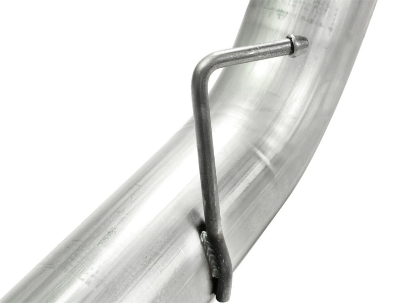 aFe Atlas 5in DPF-Back Aluminized Steel Exh Sys, Ford Diesel Trucks 08-10 V8-6.4L (td) Polished tip DPF Back aFe
