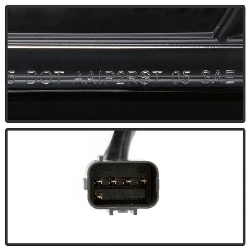 Spyder Jeep Grand Cherokee 05-06 Version 2 Light Bar LED Tail Lights - Black Tail Lights SPYDER