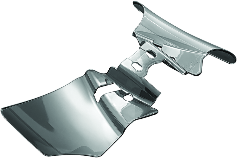 Kuryakyn Saddle Shields Heat Deflectors 99-17 Dyna Models Smoke Heat Shields Kuryakyn