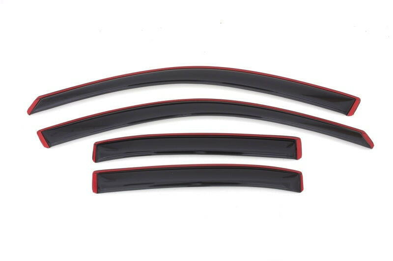 AVS 13-15 Chevy Malibu Ventvisor In-Channel Front & Rear Window Deflectors 4pc - Smoke Wind Deflectors AVS