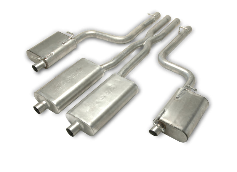 Gibson 11-14 Dodge Charger R/T 5.7L 2.5in Cat-Back Dual Exhaust - Stainless Catback Gibson