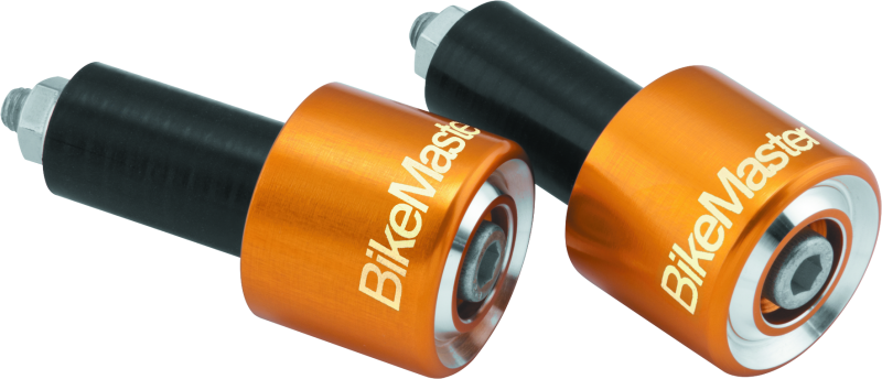 BikeMaster Anodized Aluminum Barend Pair - Gold Handlebars BikeMaster