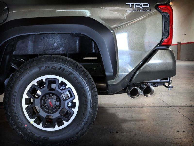 aFe 24-25 Toyota Tacoma L4-2.4L (t) Vulcan Series 2.5in to 3in Cat-Back w/ Polished Tip Catback aFe