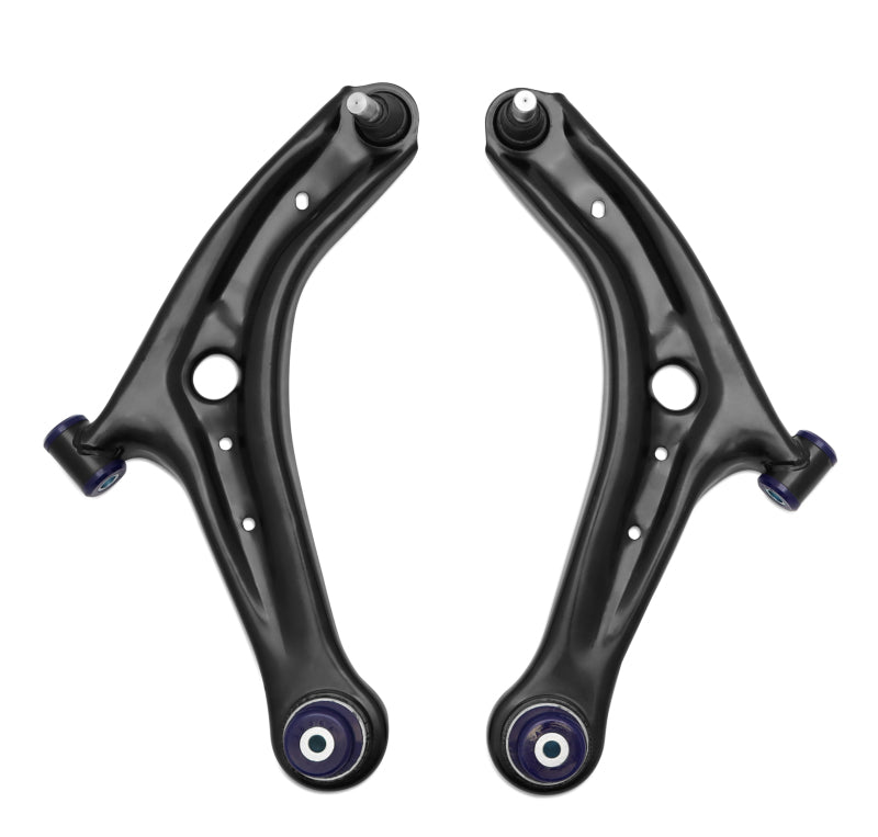 Superpro 13-17 Ford Fiesta Complete Front Lower Control Arm Kit (Caster Increase) Control Arms Superpro