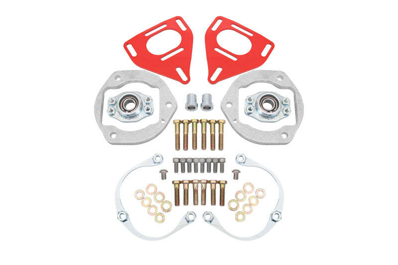 BMR 16-24 Chevy Camaro Caster Camber Plates - Red Shock Mounts & Camber Plates BMR Suspension