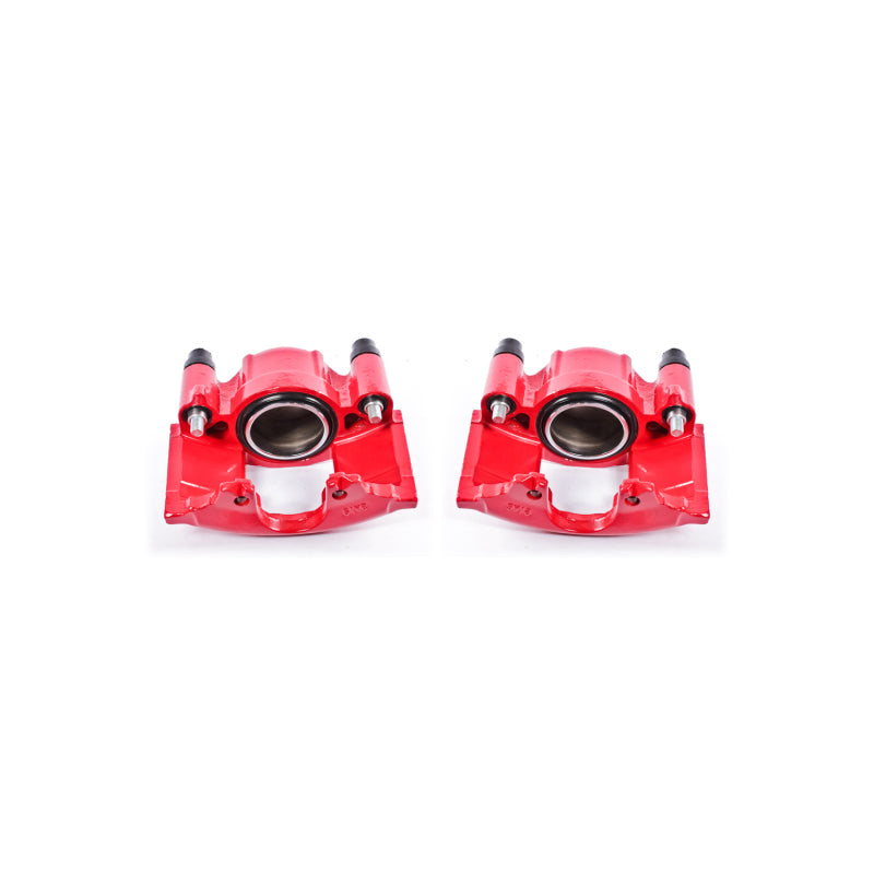 Power Stop 90-93 Cadillac Commercial Chassis Front Red Calipers w/o Brackets - Pair Brake Calipers - Perf PowerStop