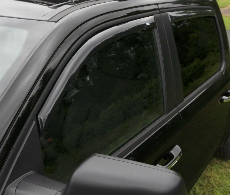 AVS 2019 RAM 1500 Crew Cab Ventvisor In-Channel Window Deflectors - 4pc - Smoke Wind Deflectors AVS