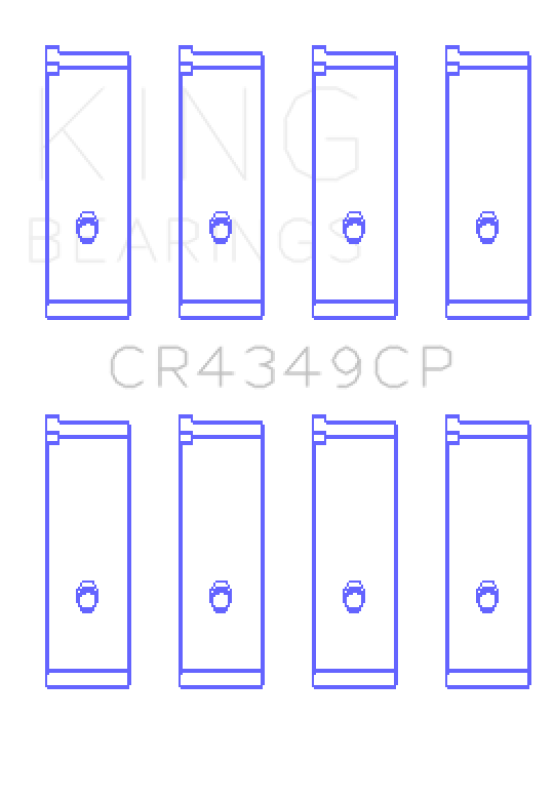 King Engine Bearings Toyota Scion XA/XB 1NZFE (Size STD) Tri-Metal Copper Lead Rod Bearing Set Bearings King Engine Bearings
