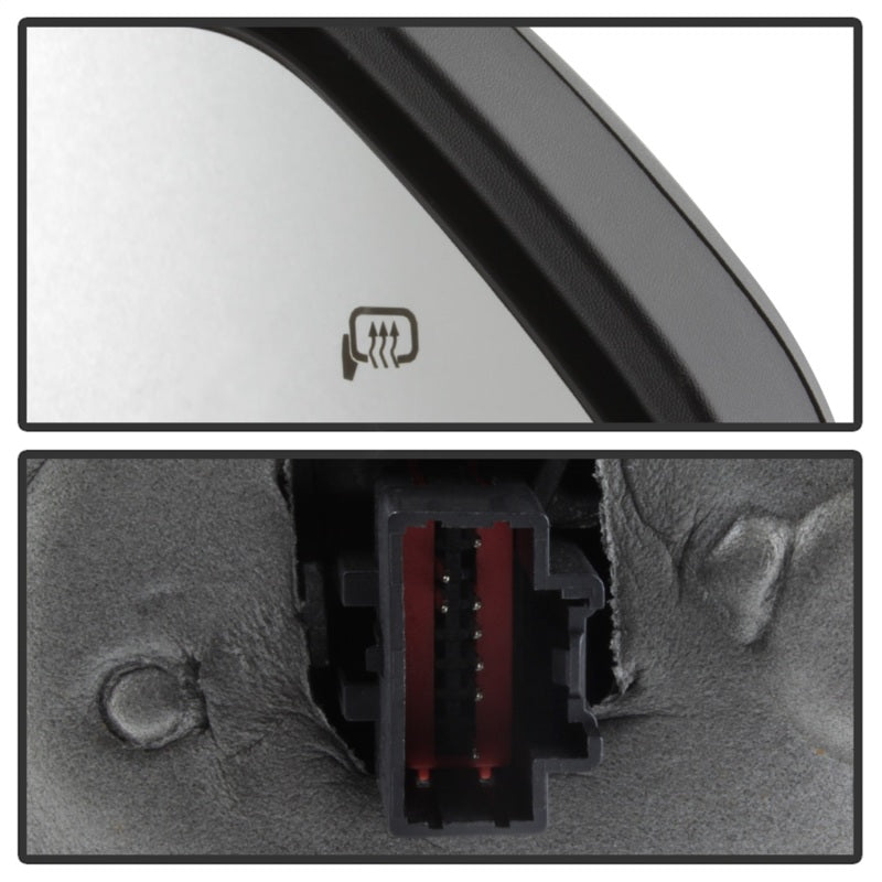 xTune 04-14 Ford F-150 Heated LED Telescoping Mirrors - Smoke (Pair) (MIR-FF15009S-G4-PWH-SM-SET) Side Mirrors SPYDER