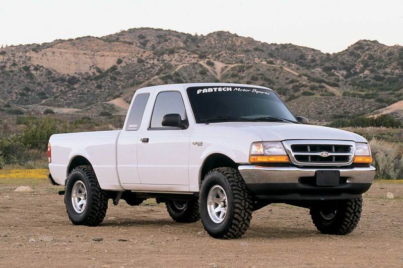Fabtech 2.5in Perf Sys w/Perf Shks 98-08 Ford Ranger 2WD Coil Spring Front Susp w/4Cyl&3.0L Lift Kits Fabtech