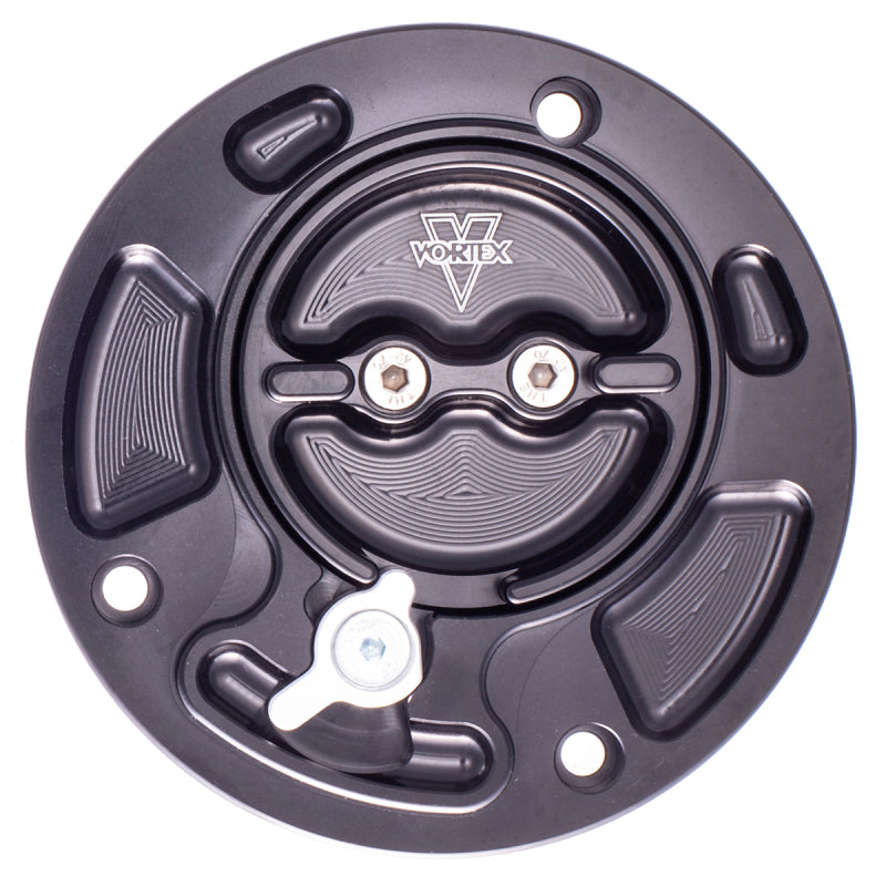 Vortex Racing V3 Fuel Cap Yamaha- Black Fuel Caps Vortex Racing