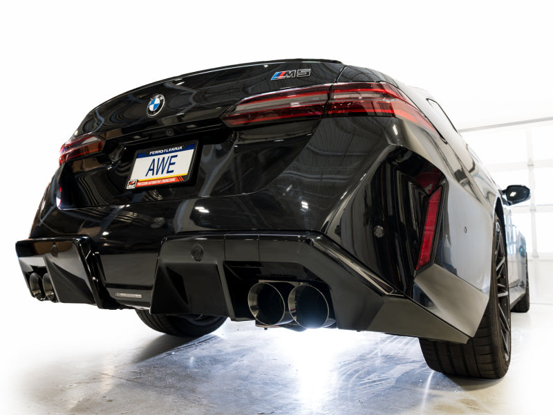 AWE Tuning BMW G90/G99 M5 Track Edition Cat-Back Exhaust - Diamond Black Tips Catback AWE Tuning