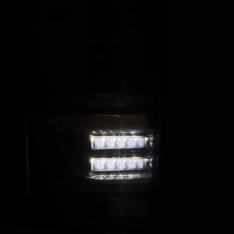 AlphaRex 15-20 Ford F150 Luxx-Series LED Tail Lights Alpha-Black Tail Lights AlphaRex