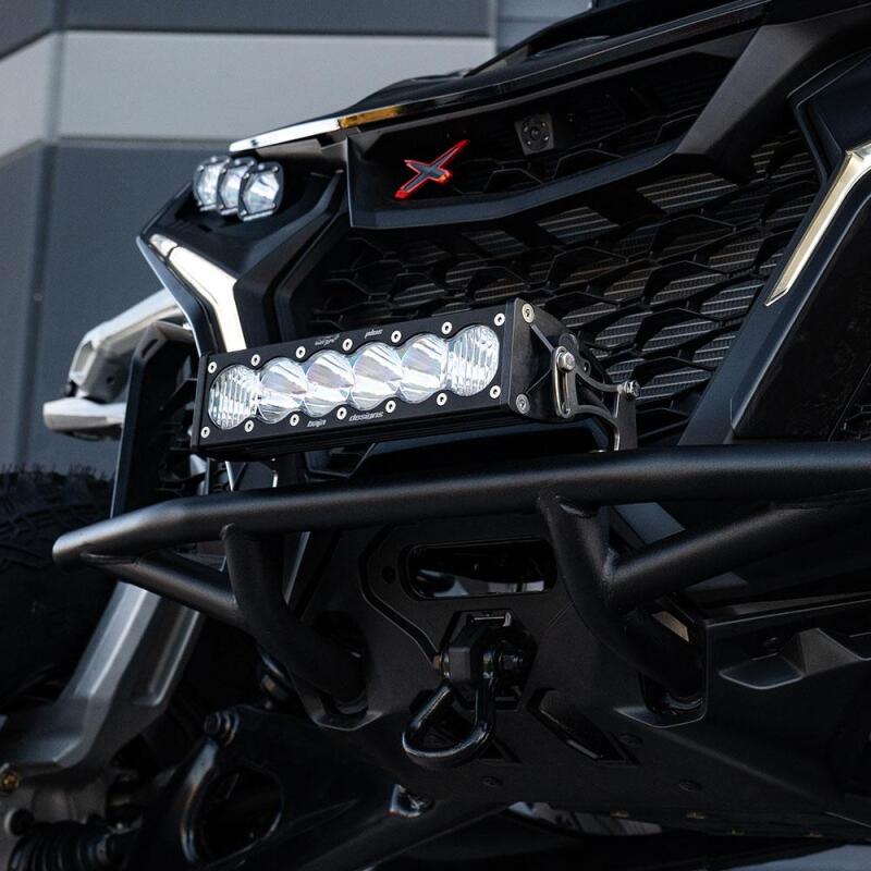 Baja Designs 2024+ Can-Am Maverick R 10in OnX6+ Pre-Runner Bumper Kit - Clear Light Bars & Cubes Baja Designs