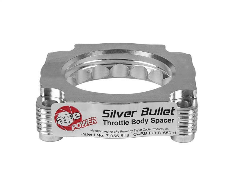 aFe Silver Bullet Throttle Body Spacer 12-15 BMW 328i (F30) L4-2.0L N20/N26 Throttle Body Spacers aFe
