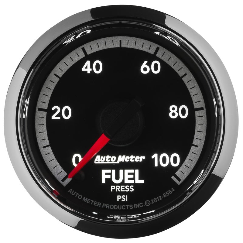 Autometer Factory Match 2 1/6in Full Sweep Electronic 0-100 PSI Fuel Pressure Gauge Dodge Ram Gen 4 Gauges AutoMeter