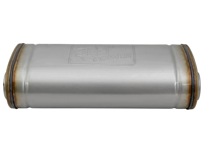 aFe MACH Force-Xp Muffler 2-1/2 IN ID Offset/Dual x 18 IN L x 8 IN W x 5 IN H - Oval Body Muffler aFe