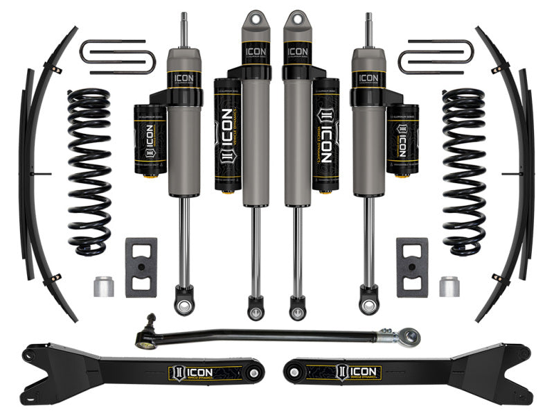 ICON 2023+ Ford F250/350 2.5in Stage 3 Suspension System w/ Radius Arms & Expansion Pack Lift Springs ICON