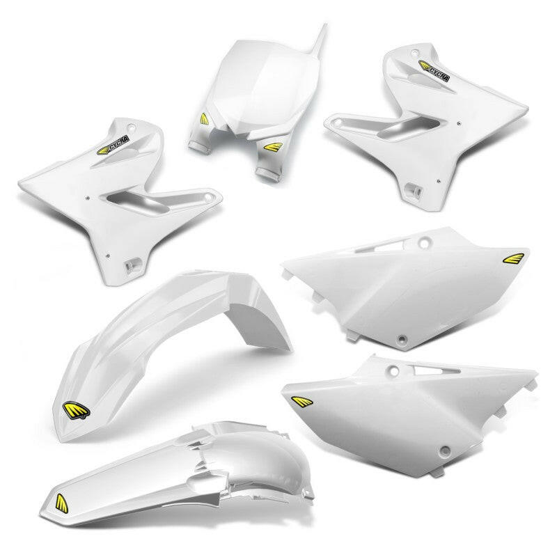 Cycra 15-21 Yamaha YZ125 Powerflow Body Kit - White Plastics Cycra