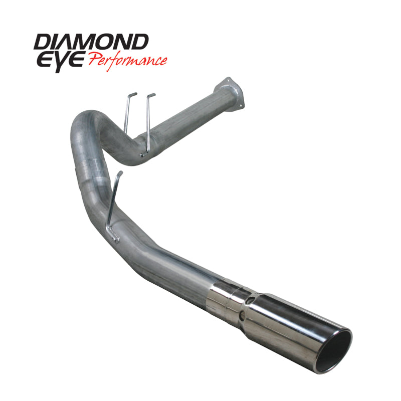 Diamond Eye KIT 4in DPF BACK Single SS: 2011 FORD 6.7L PWRSTROKE F250/F350 DPF Back Diamond Eye Performance