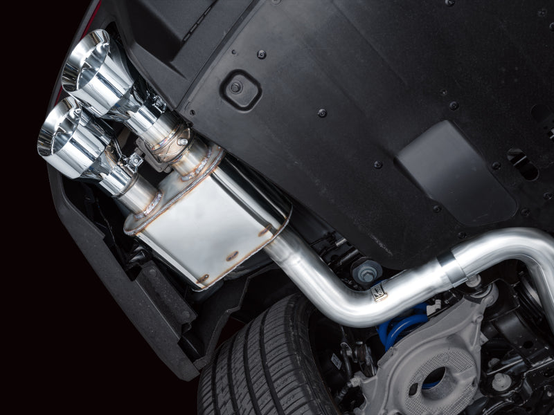 AWE 2024 Ford Mustang Dark Horse S650 RWD SwitchPath Catback Exhaust w/ Quad Chrome Silver Tips Catback AWE Tuning