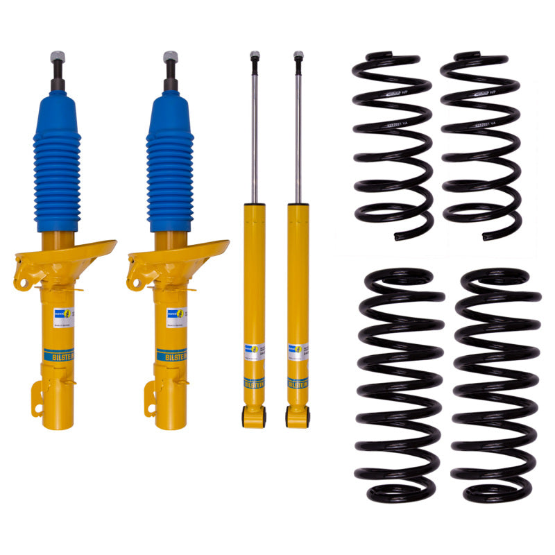 Bilstein B12 2008 Volkswagen Beetle 10 Anos Hatchback Front and Rear Suspension Kit Shock & Spring Kits Bilstein