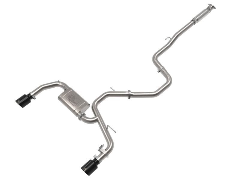 aFe Takeda Hyundai Elantra N 22-23 L4-2.0L (t) 3in 304 SS Cat-Back Exhaust w/ Black Tips Catback aFe
