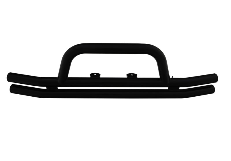 Rampage 2007-2018 Jeep Wrangler(JK) Double Tube Bumper Front - Black Bumpers - Steel Rampage