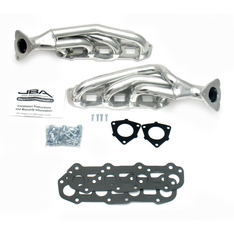 JBA 05-07 Toyota 4.7L V8 1-1/2in Primary Silver Ctd Cat4Ward Header Headers & Manifolds JBA