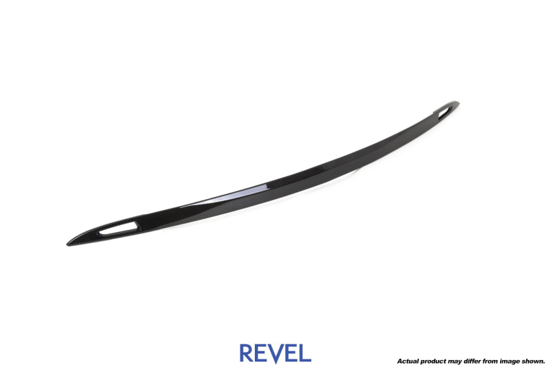 Revel GT Dry Carbon Rear Tail Garnish Cover Tesla Model S - 1 Piece Carbon Accessories Revel