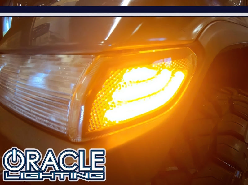Oracle Jeep Wrangler JL Smoked Lens LED Front Sidemarkers Light Strip LED ORACLE Lighting