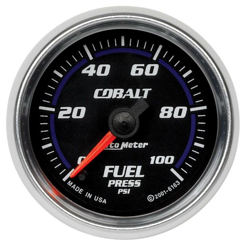 Autometer Cobalt 52mm 100 PSI Electronic Fuel Pressure Gauge Gauges AutoMeter