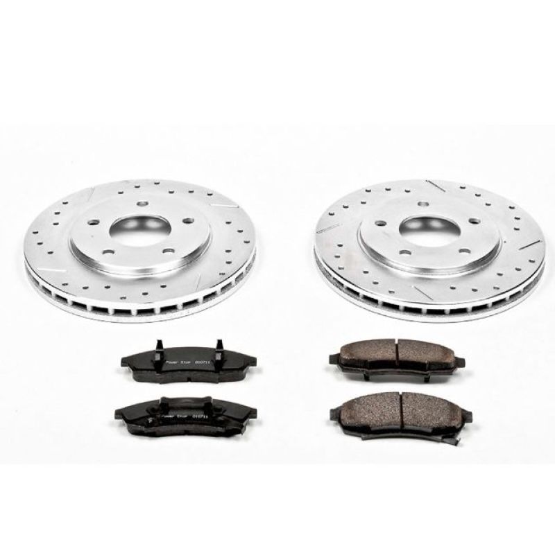 Power Stop 88-95 Buick Regal Front Z23 Evolution Sport Brake Kit Brake Kits - Performance D&S PowerStop