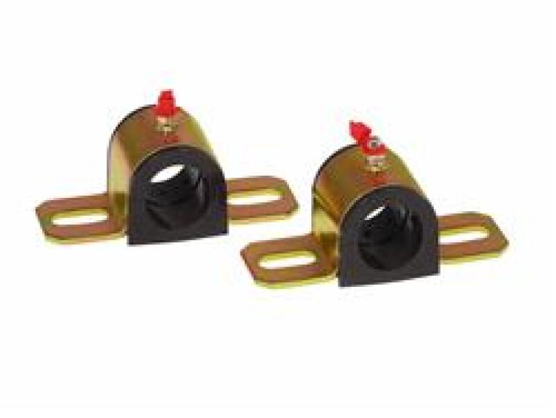 Prothane Universal Greasable Sway Bar Bushings - 30MM - Type B Bracket - Black Sway Bar Bushings Prothane