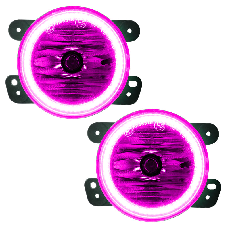 Oracle Lighting 11-13 Jeep Grand Cherokee Pre-Assembled LED Halo Fog Lights -Pink Fog Lights ORACLE Lighting