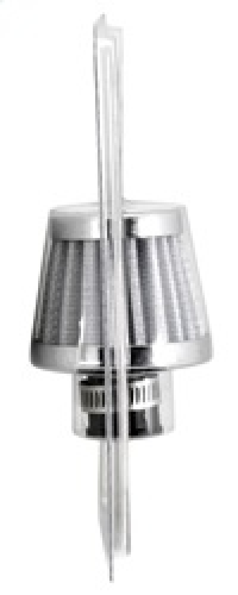 Spectre Breather Filter 10mm Flange / 2in. OD / 1-3/4in. Height - White Engine Breather Filters Spectre