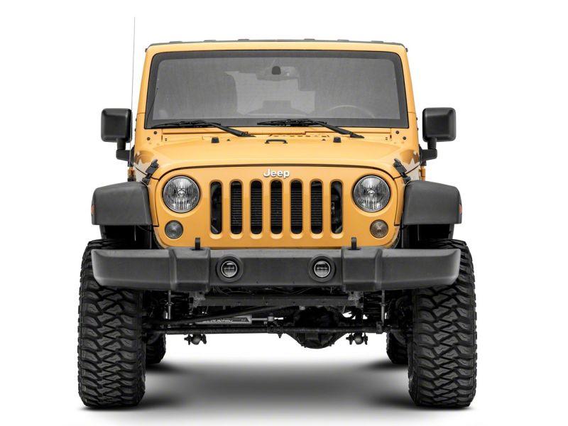 Raxiom 07-18 Jeep Wrangler JK Axial Series Halo LED Fog Lights- Amber Headlights Raxiom