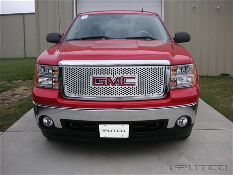 Putco 07-10 GMC Sierra HD Punch Stainless Steel Grilles Grilles Putco