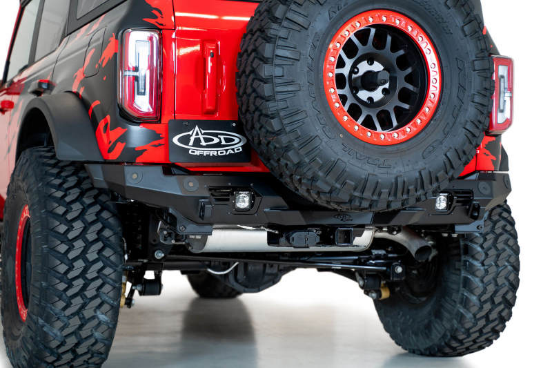 Addictive Desert Designs 21-22 Ford Bronco Bomber Rear Bumper Bumpers - Steel Addictive Desert Designs