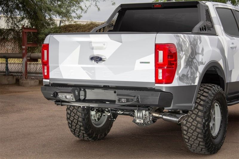 Addictive Desert Designs 2019 Ford Ranger Stealth Fighter Rear Bumper w/ Backup Sensor Holes Bumpers - Steel Addictive Desert Designs