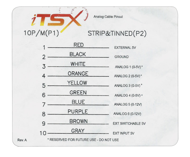 SCT Performance ITSX Analog Cable (for Ford Vehicles) Programmers & Tuners SCT Performance