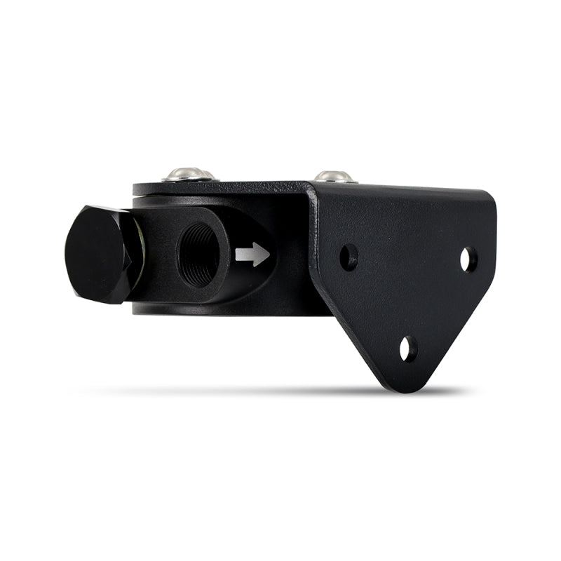 Mishimoto 3/4 - 16 Thread Remote Oil Filter Mount - Black Fittings Mishimoto