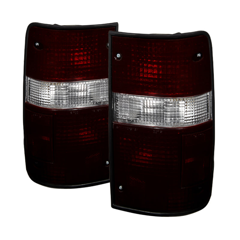 xTune Toyota Pickup 89-95 OEM Style Tail Lights Red Smoked ALT-JH-TP89-OE-RSM Tail Lights SPYDER