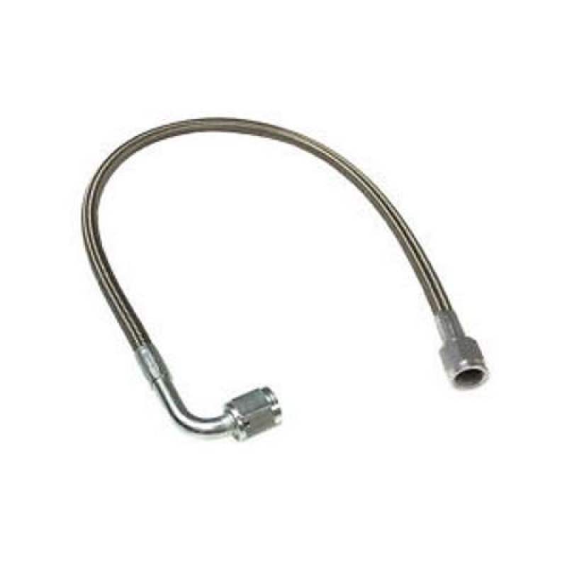 Fragola -4AN PFTE Hose Assembly Straight x 90 Degree 14in Brake Line Kits Fragola