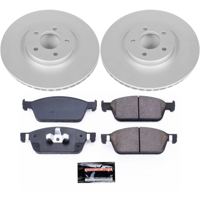 Power Stop 17-18 Ford Escape Front Z23 Evolution Sport Coated Brake Kit Brake Kits - Performance D&S PowerStop