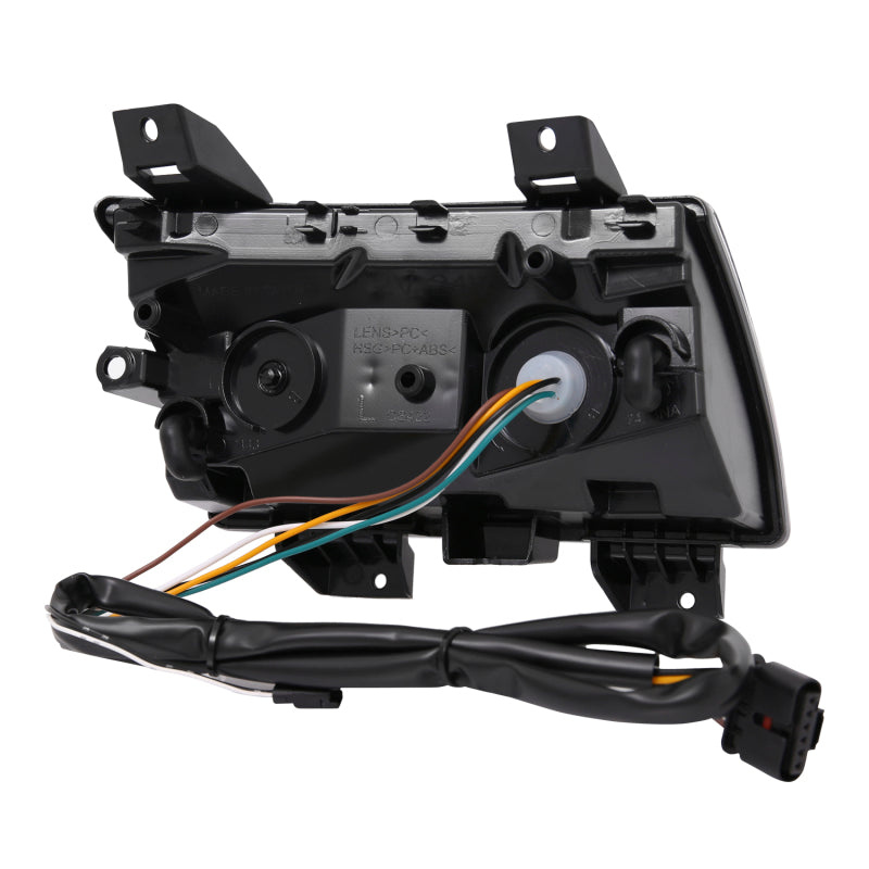 ANZO 18-19 Jeep Wrangler JL LED Chrome Clear w/ Sequential Signal Lights Corner ANZO