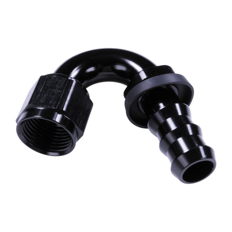 Russell 10AN Twist-Lok 150 Degree Hose End - Black Fittings Russell