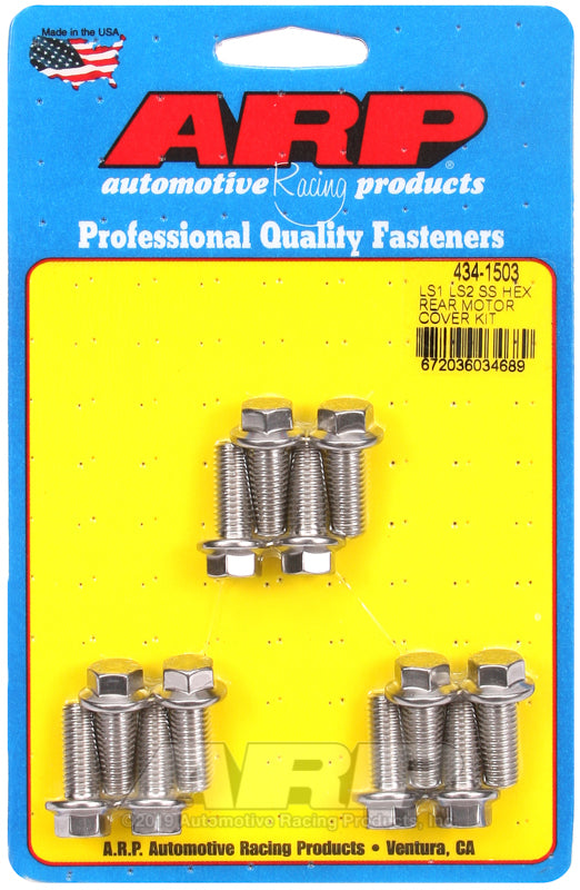 ARP Chevy LS1 LS2 SS Rear Hex Motor Cover Bolt Kit Hardware Kits - Other ARP