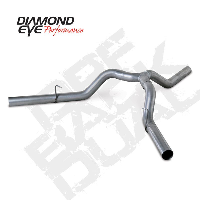 Diamond Eye KIT 4in DPF-BACK DUAL SS: DODGE 6.7L 2500 2014 SHORT BOX CREW CAB & MEGA CAB DPF Back Diamond Eye Performance